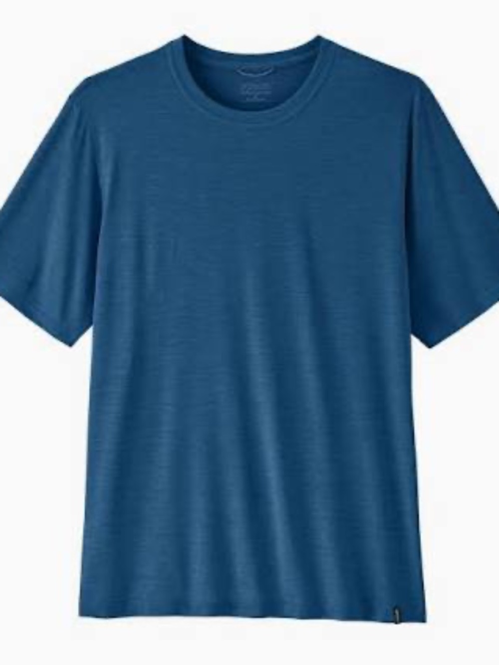 Patagonia Men's Capilene Daily short sleeveT-Shirt -Clement Blue-MED